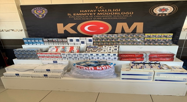 Reyhanlı’da 1920 paket gümrük kaçağı sigara ele geçirildi