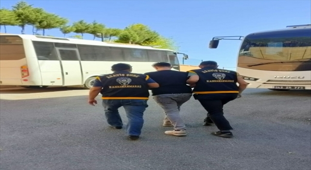 Kahramanmaraş’ta 35 yıl 8 ay hapis cezasıyla aranan hükümlü yakalandı