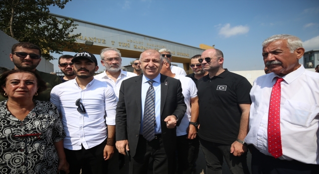 Zafer Partisi Genel Başkanı Özdağ, Osmaniye’de bir tutukluyu ziyaret etti