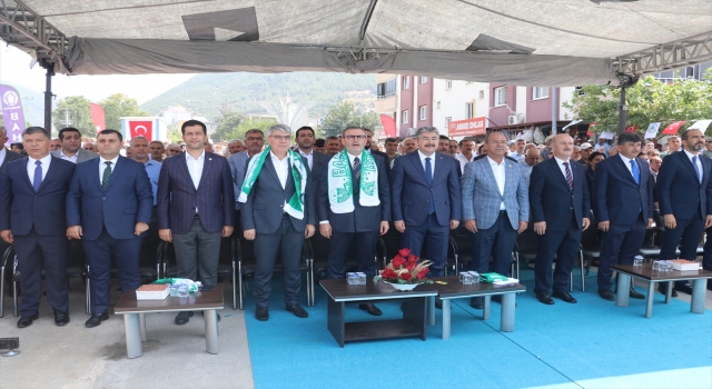 AK Parti Grup Başkanvekili Mahir Ünal, Osmaniye’de temel atma töreninde konuştu: