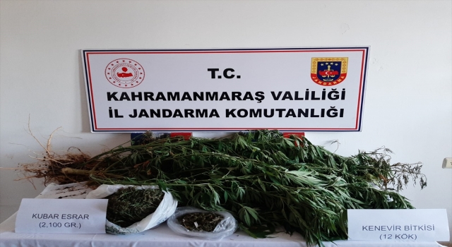 Kahramanmaraş’ta uyuşturucu operasyonunda bir şüpheli gözaltına alındı