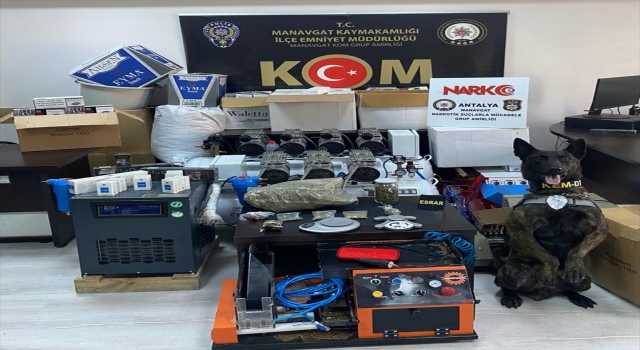 Antalya’da uyuşturucu ve kaçak sigara operasyonunda yakalanan 2 zanlıdan 1’i tutuklandı