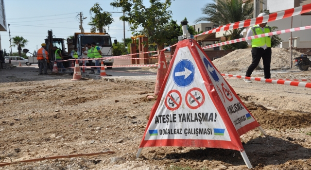 Silifke’de doğal gaz kullanımı için ilk kazı yapıldı