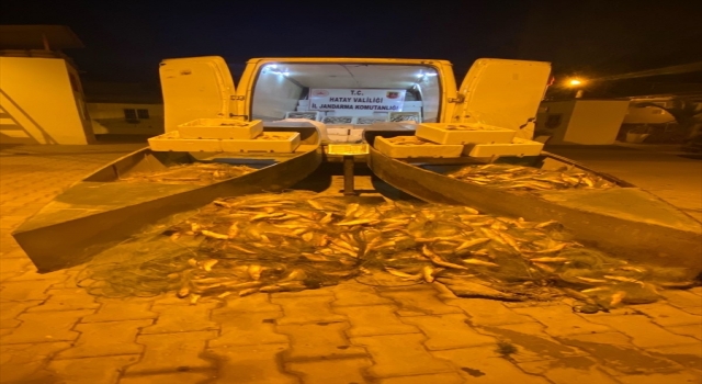 Hatay’da kaçak balık avlayan 3 kişiye 10 bin 500 lira ceza kesildi