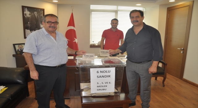 Tarsus Ticaret ve Sanayi Odası üyeleri sandık başına gitti
