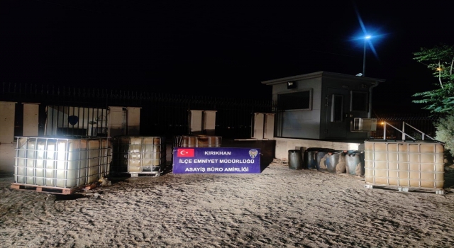 Hatay’da 4 bin 580 litre kaçak akaryakıt ele geçirildi