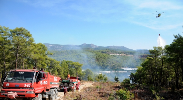 GÜNCELLEME Antalya’da çıkan orman yangını kontrol altına alındı