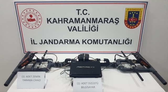 Kahramanmaraş’ta kaçak kazı yapan 4 zanlı yakalandı