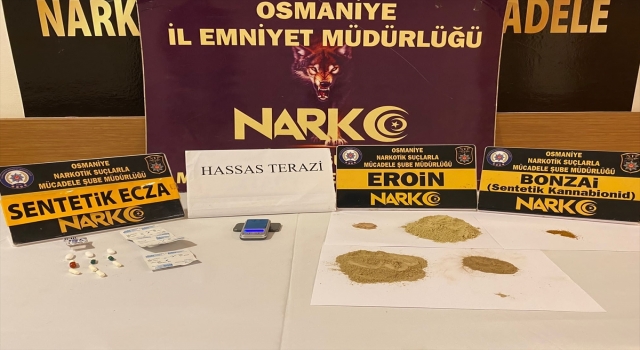 Osmaniye’de uyuşturucu operasyonlarında yakalanan 9 zanlı tutuklandı