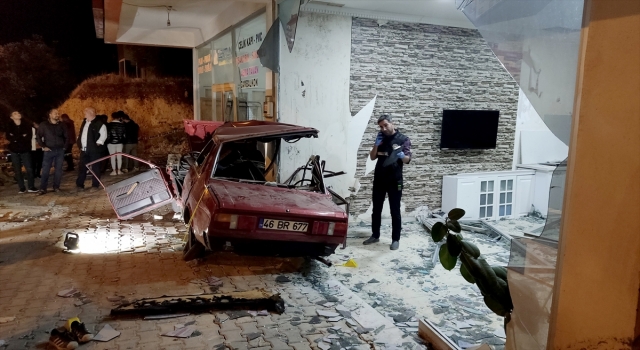 Kahramanmaraş’ta otomobilin iş yerine girdiği kazada yaralanan bir kişi öldü