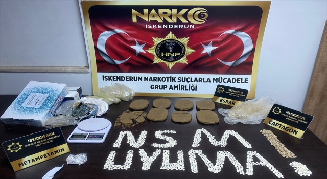 Hatay’da uyuşturucu operasyonunda 2 zanlı yakalandı