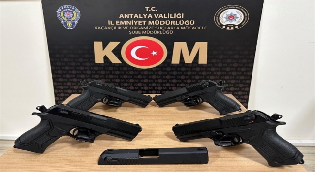 Antalya’da silah kaçakçılığı operasyonunda 2 zanlı yakalandı
