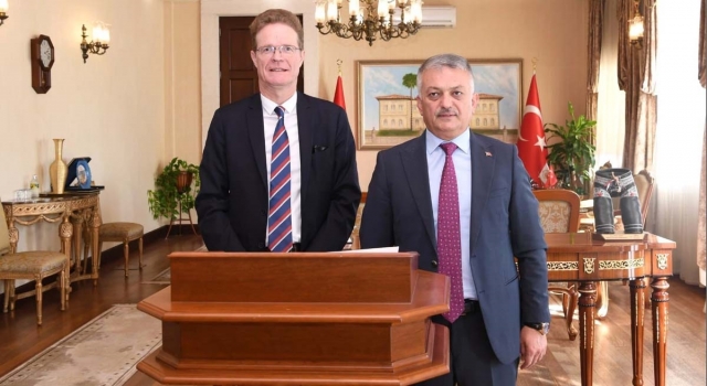 AB Türkiye Delegasyonu Başkanı MeyerLandrut, Antalya Valisi Yazıcı’yı ziyaretinde konuştu: