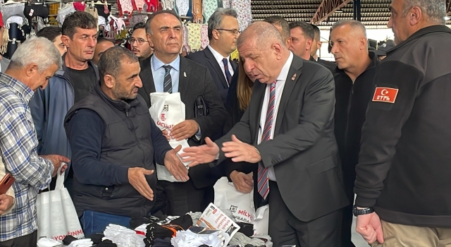 Zafer Partisi Genel Başkanı Özdağ Antalya’da esnafı ziyaret etti