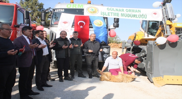 Gülnar Orman İşletme Müdürlüğünde yeni araçlar hizmete girdi