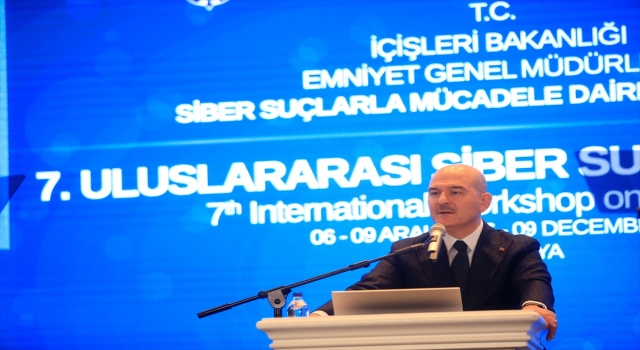 İçişleri Bakanı Soylu, 7. Uluslararası Siber Suçlar Çalıştayı’nda konuştu: (2)