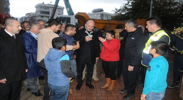 Bakan Soylu, Kumluca’da Afet Koordinasyon Toplantısı yaptı, yıkılan köprüleri inceledi
