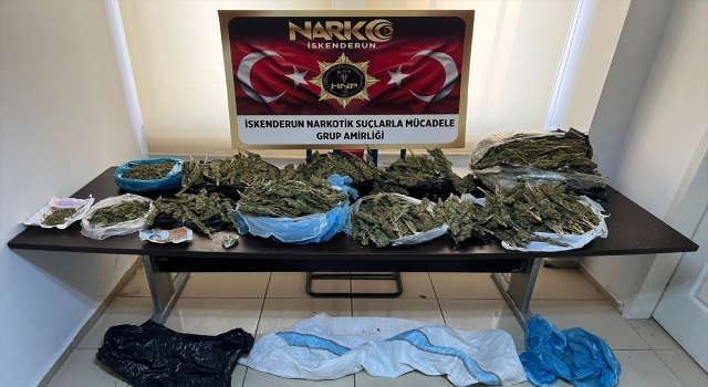 Hatay’da 17 kilo 274 gram esrar ele geçirildi