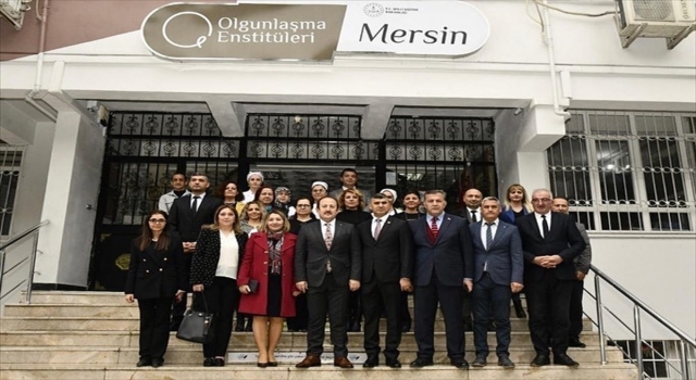 Mersin Valisi Pehlivan’dan Olgunlaşma Enstitüsüne ziyaret