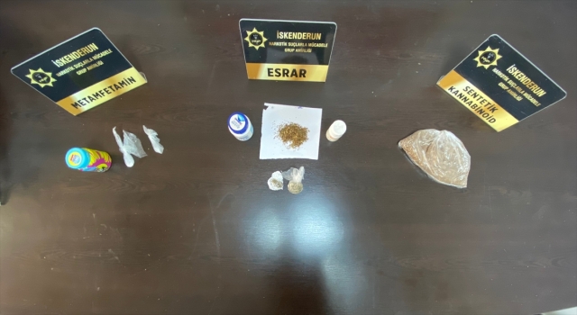 Hatay’da uyuşturucu operasyonunda 3 şüpheli yakalandı