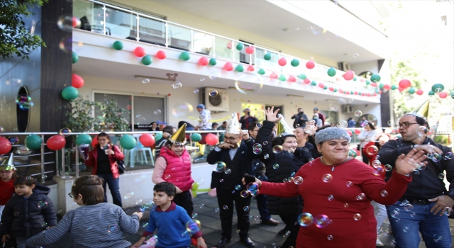 Alanya’da engelli bireyler için yeni yıl etkinliği düzenledi