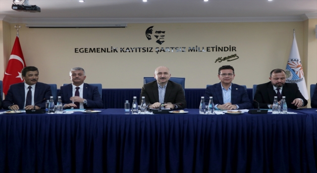 Ulaştırma ve Altyapı Bakanı Karaismailoğlu, Antalya’nın Kaş ilçesinde konuştu: