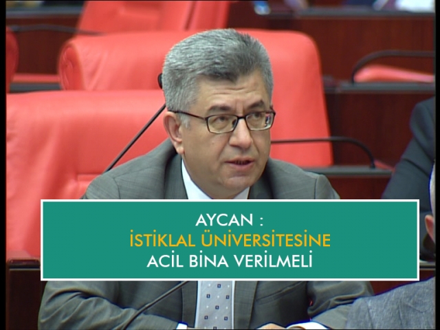 İstiklal Üniversitesi’ne acilen bina verilmelidir