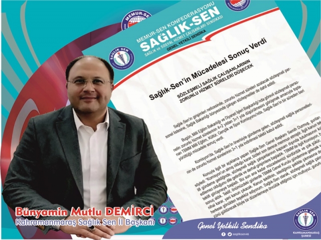 Sağlık-Sen’in Mücadelesi Sonuç Verdi