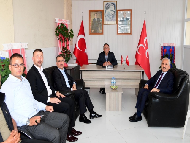 BAŞKAN GÜNDÖR’DEN MHP ANDIRIN TEŞKİLATINA ZİYARET