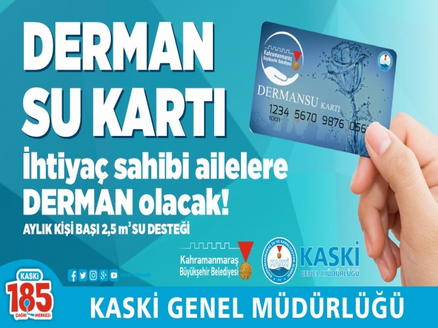 KASKİ’DE SU TÜKETİM DESTEĞİ DÖNEMİ BAŞLADI