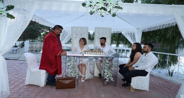 Elbistan Belediyesi’nden Özel Nikah Hizmeti