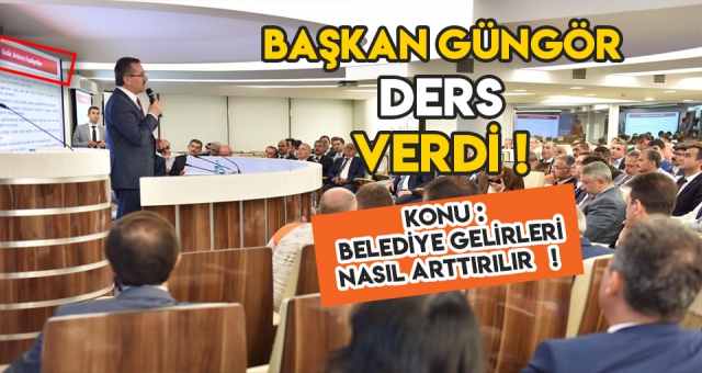 Güngör’den Yerel Yönetimler Sunumu