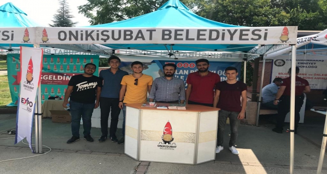 KSÜ’de Onikişubat Belediyesi Standı’na Yoğun İlgi