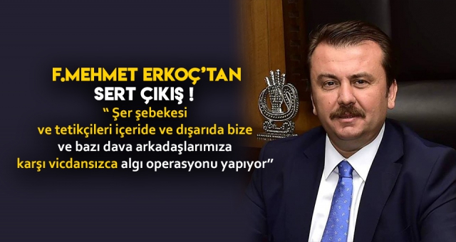 ERKOÇ'TA TEPKİ VERDİ !