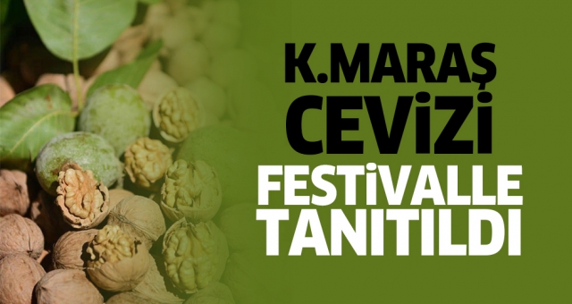 Kahramanmaraş Cevizi Festivalle Tanıtıldı