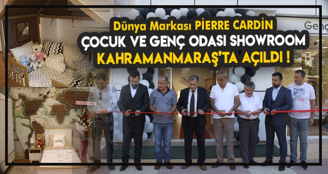 Dünya Markası Pierre Cardin'in İlk Showroom Mağazası Kahramanmaraş'ta Açıldı.
