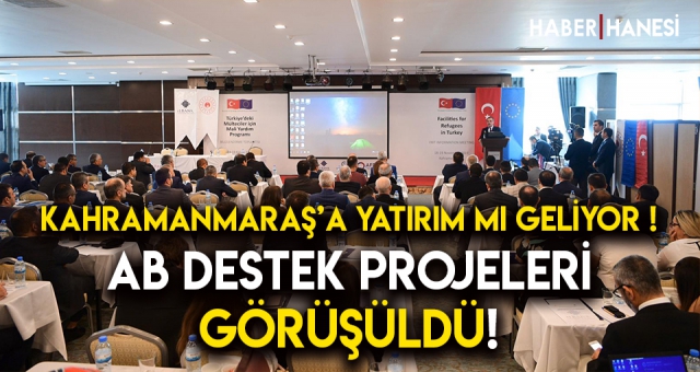 AB’nin Desteklediği Projeler Görüşülüyor