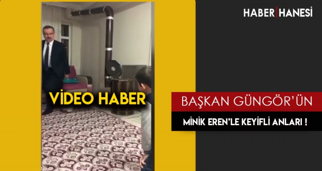 Başkan Güngör Minik Dostu Eren'le Şen Şakrak Eğlendi