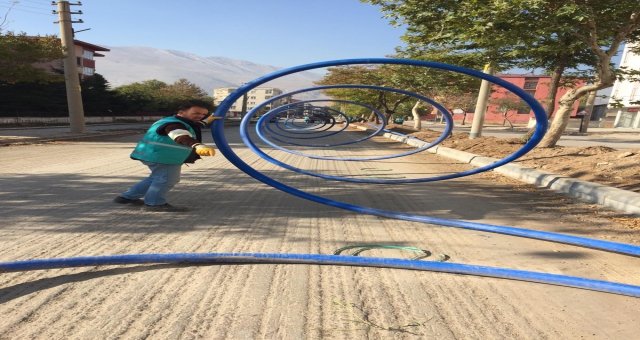 Elbistan'da Orta Refüjlerde Otomatik Sulama Sistemine Geçiliyor