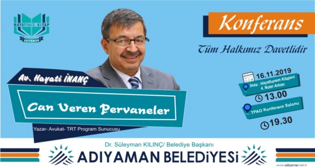 Hayati İnanç Hoca Adıyamanlılarla Buluşuyor