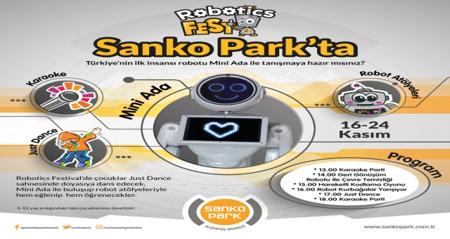 Robotics Fest Sanko Park'ta