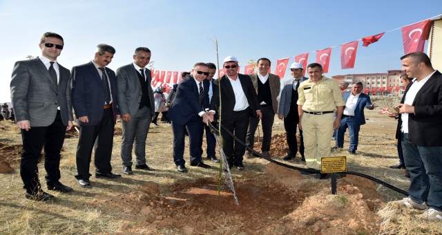 TÜRKOĞLU’NDA 20 BİN FİDAN DİKİLDİ