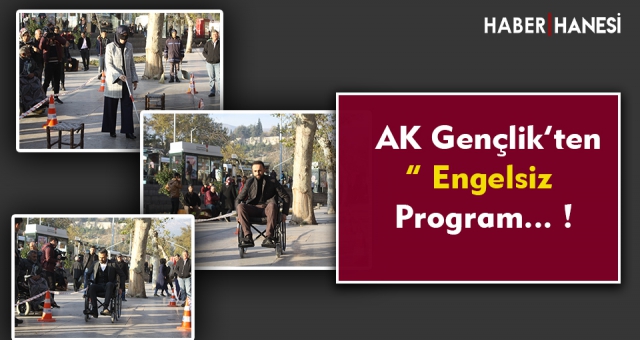 Ak Gençlik'ten Engelleri Aş , Engelsizleri Anla Programı