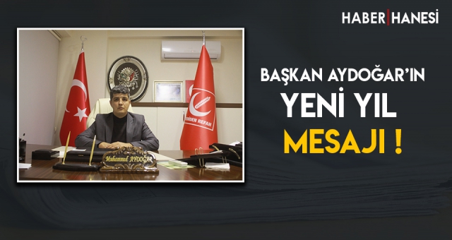 Başkan Aydoğar'ın yeni yıl mesajı