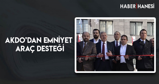 AKDO’dan Emniyete Araç Desteği