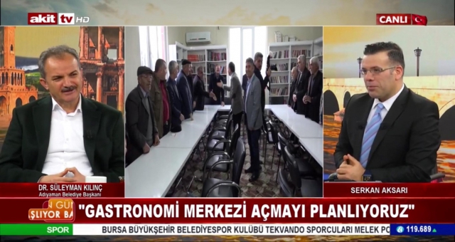Başkan Kılınç ‘Adıyaman’ı Akit TV’de Anlattı