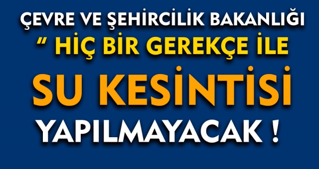 Bakanlıktan Belediyelere Önemli Genelge !