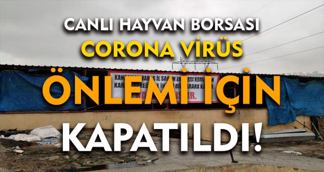 Canlı Hayvan Borsası Kapatıldı !