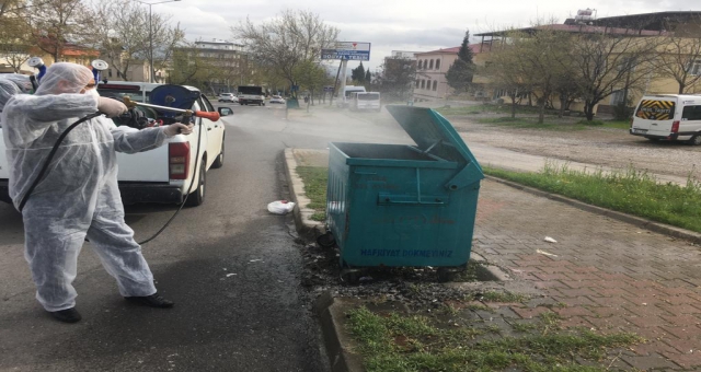 Kahramanmaraş dezenfekte ediliyor