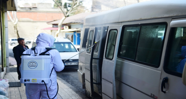 KIRSAL MAHALLELERDE DEZENFEKTE ÇALIŞMALARI